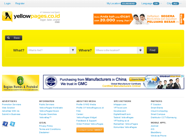 Yellow Pages Menghadirkan Aplikasi Bisnis Direktori 